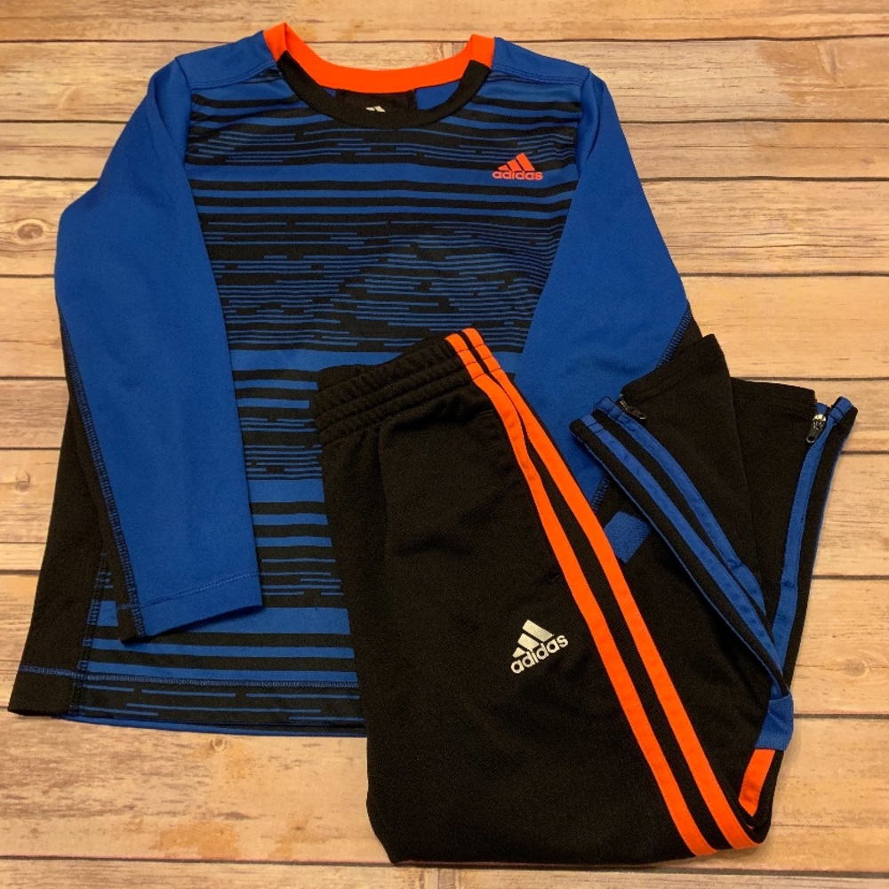 Boys Adidas Jogger Set